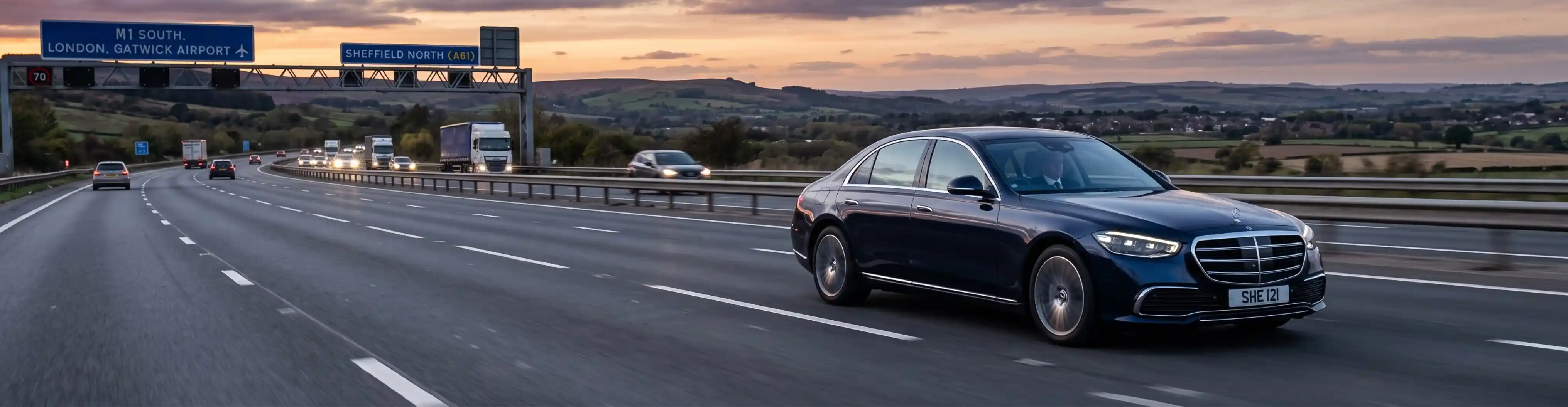 Sheffield to Gatwick taxi
