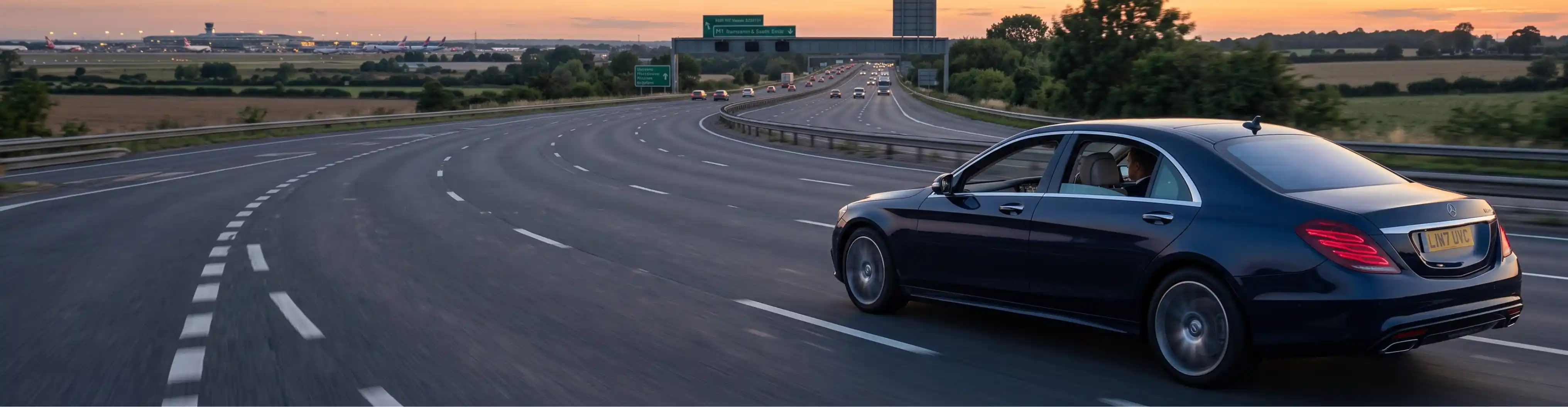 Nottingham to Gatwick taxi