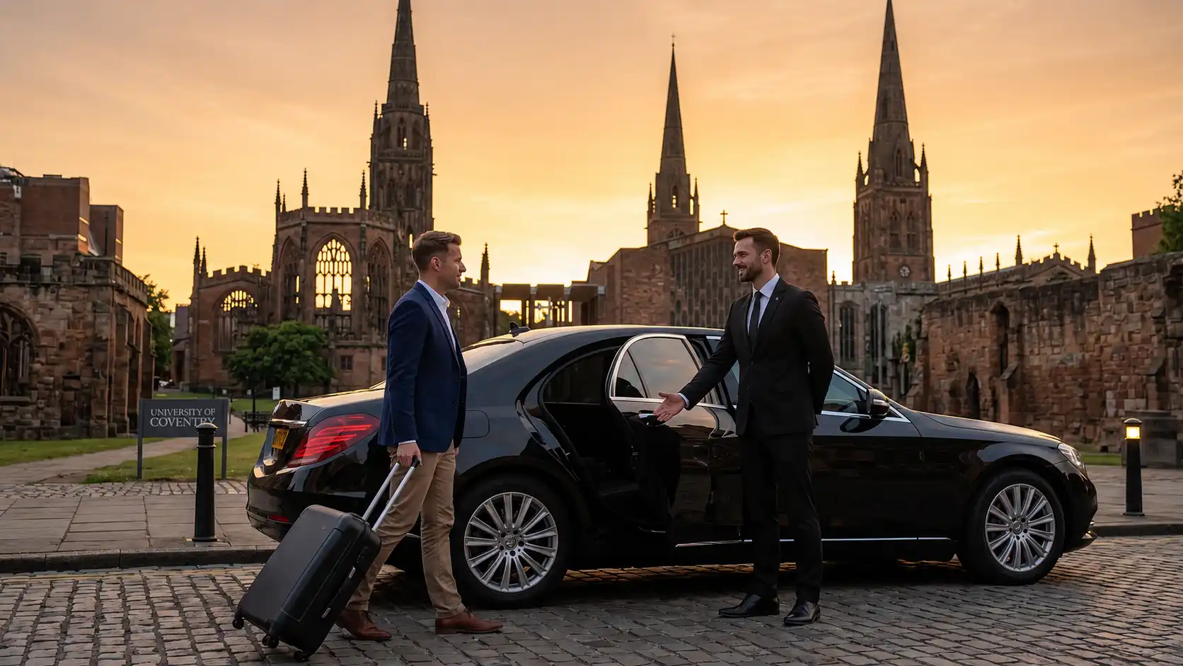Professional taxi service from Coventry to Gatwick Airport