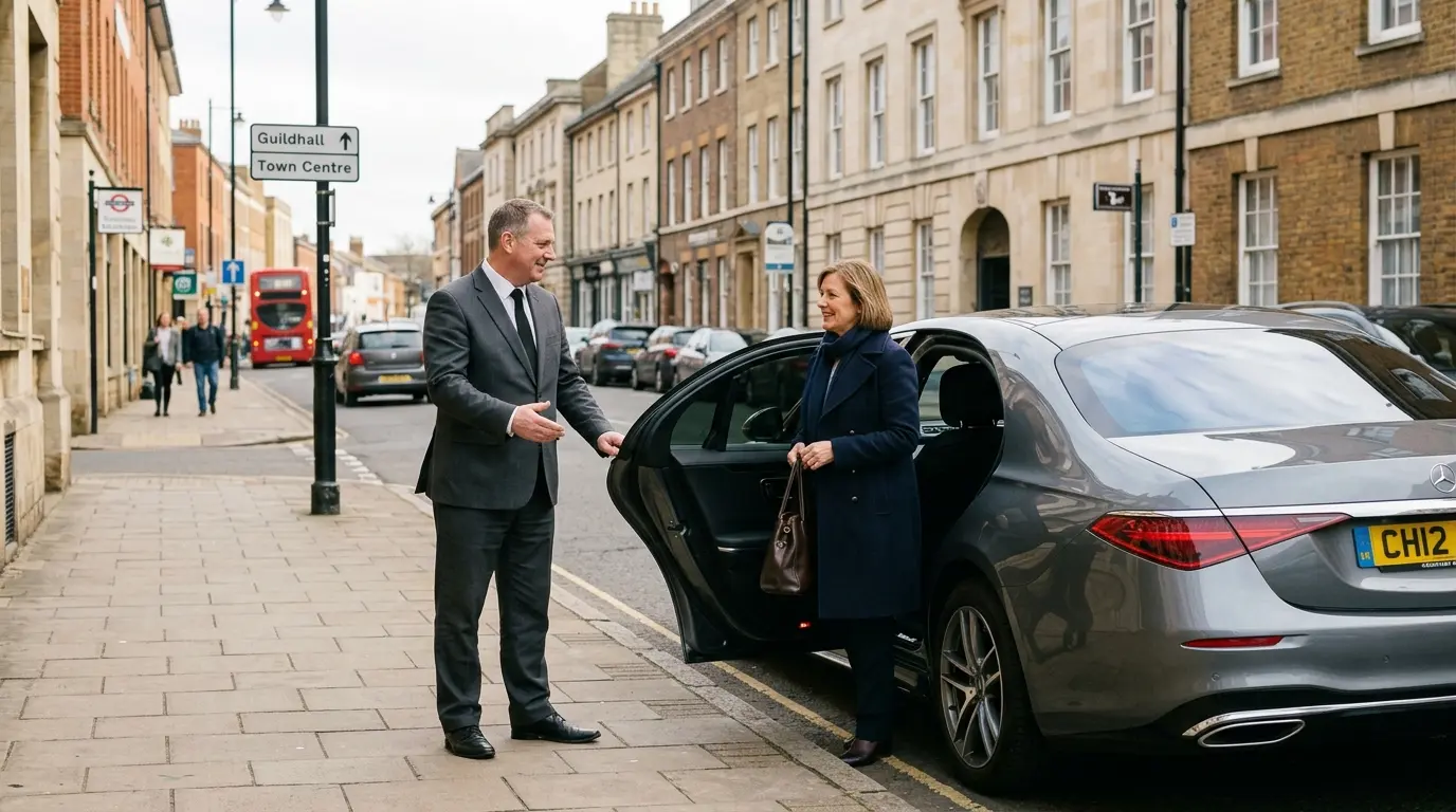 Pre-booked taxi from Northampton to Gatwick Airport