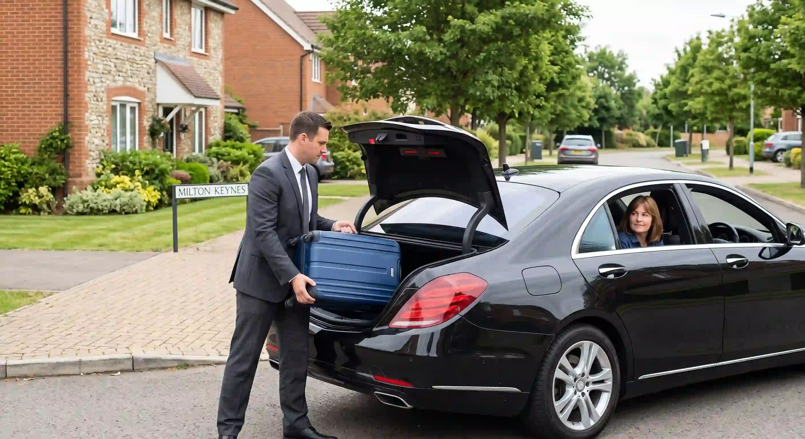 Professional taxi from Milton Keynes to Gatwick Airport