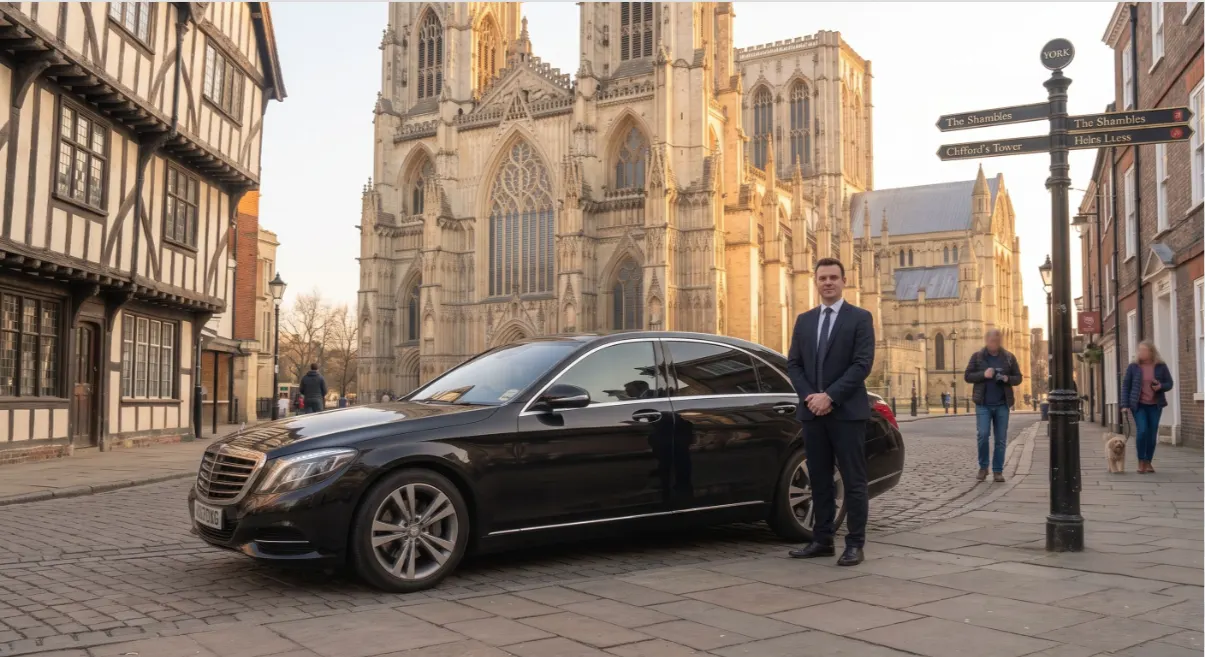 Airport taxi York to Gatwick long distance transfer