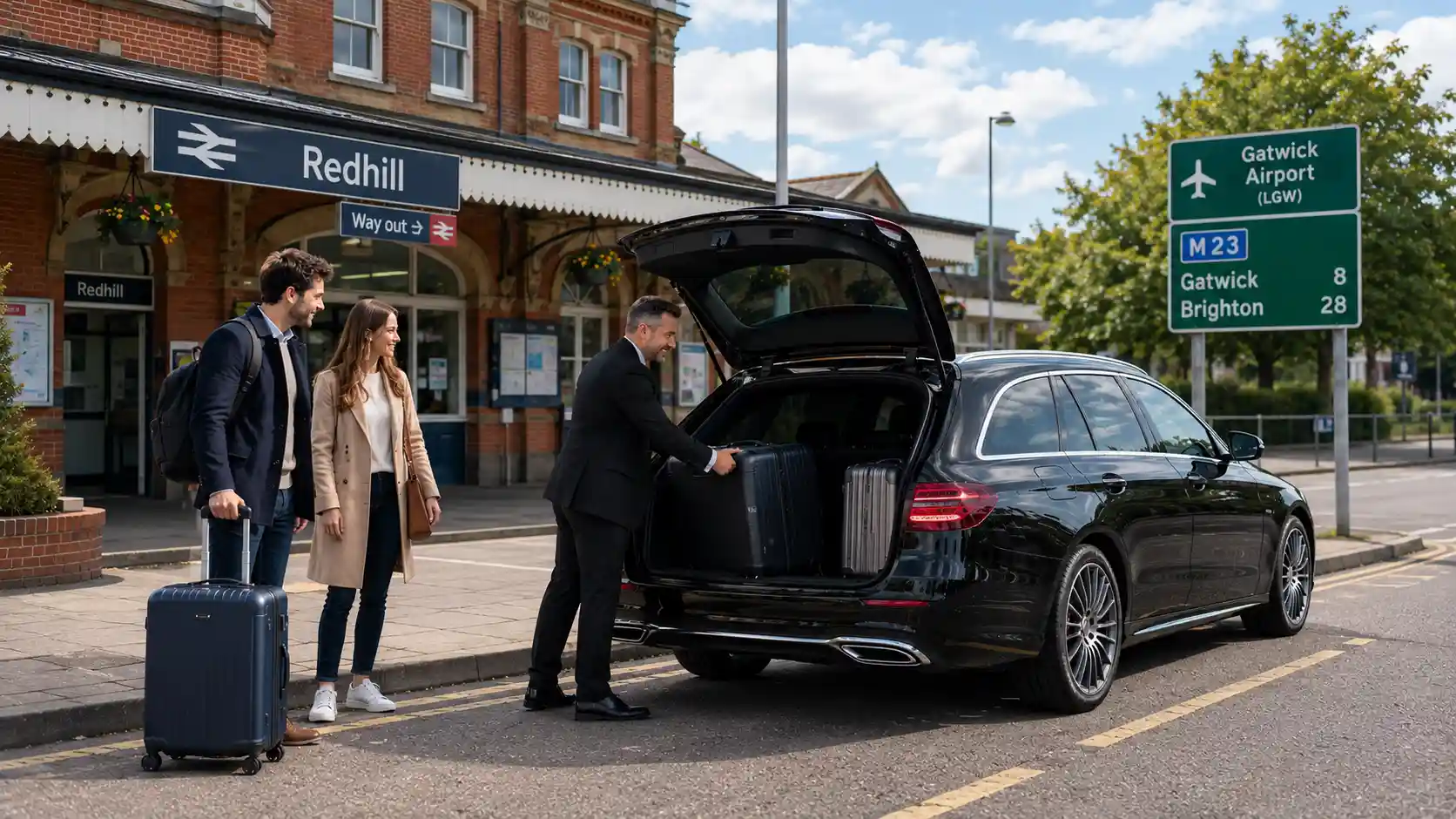 Taxi from Redhill to Gatwick airport