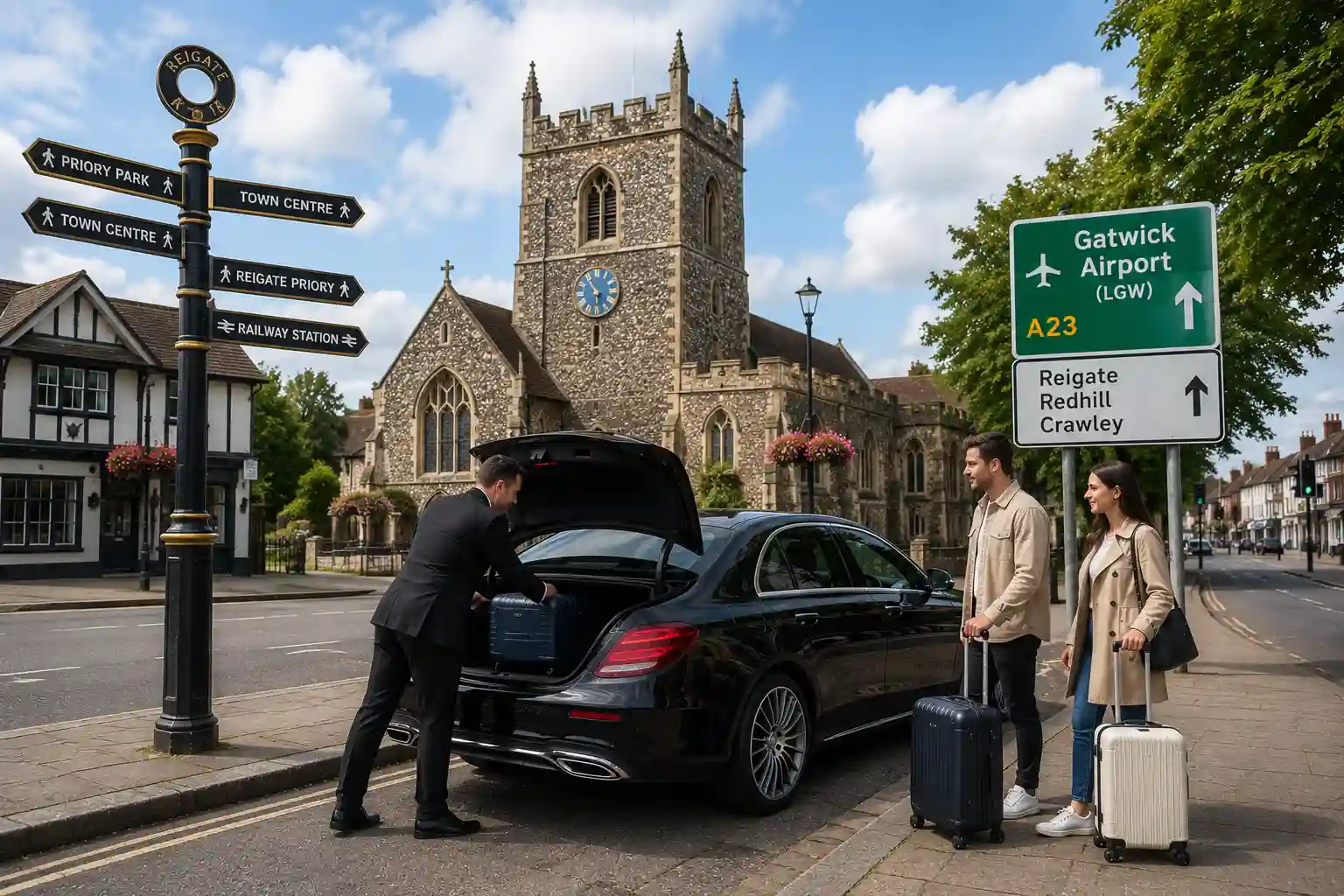 Taxi from Reigate to Gatwick airport