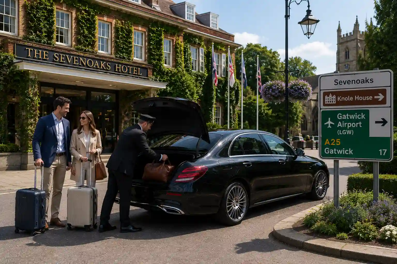 Taxi from Sevenoaks to Gatwick airport