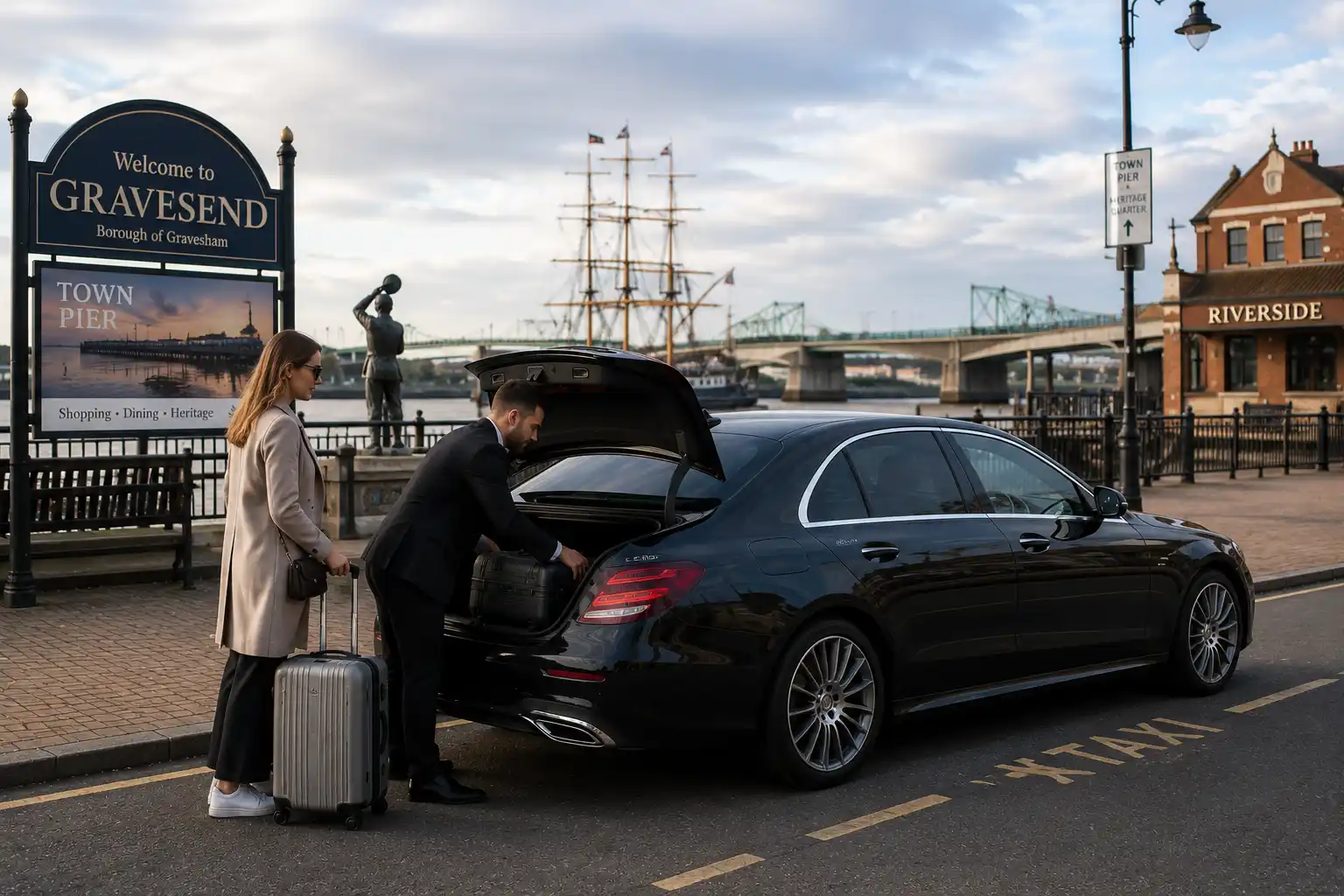 Taxi from Gravesend to Gatwick airport