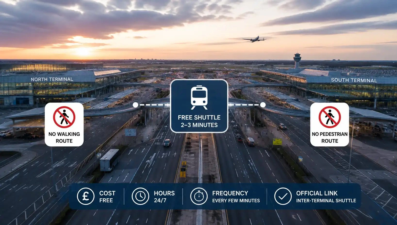 Is There a Walking Route Between Gatwick Terminals