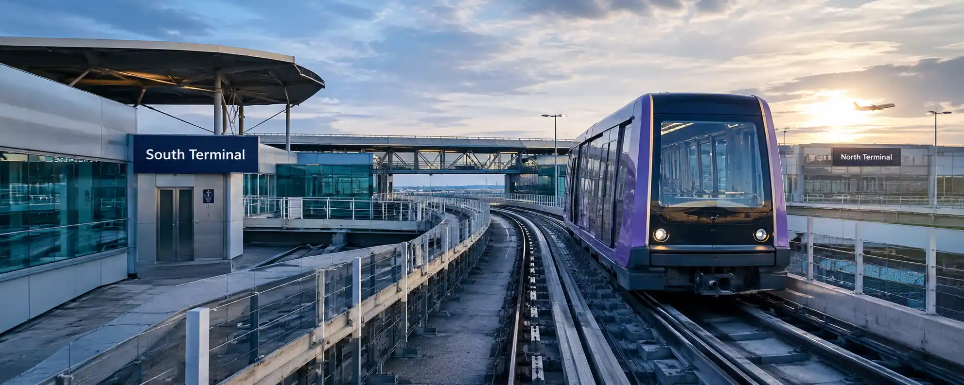 how to get from south to north terminal gatwick