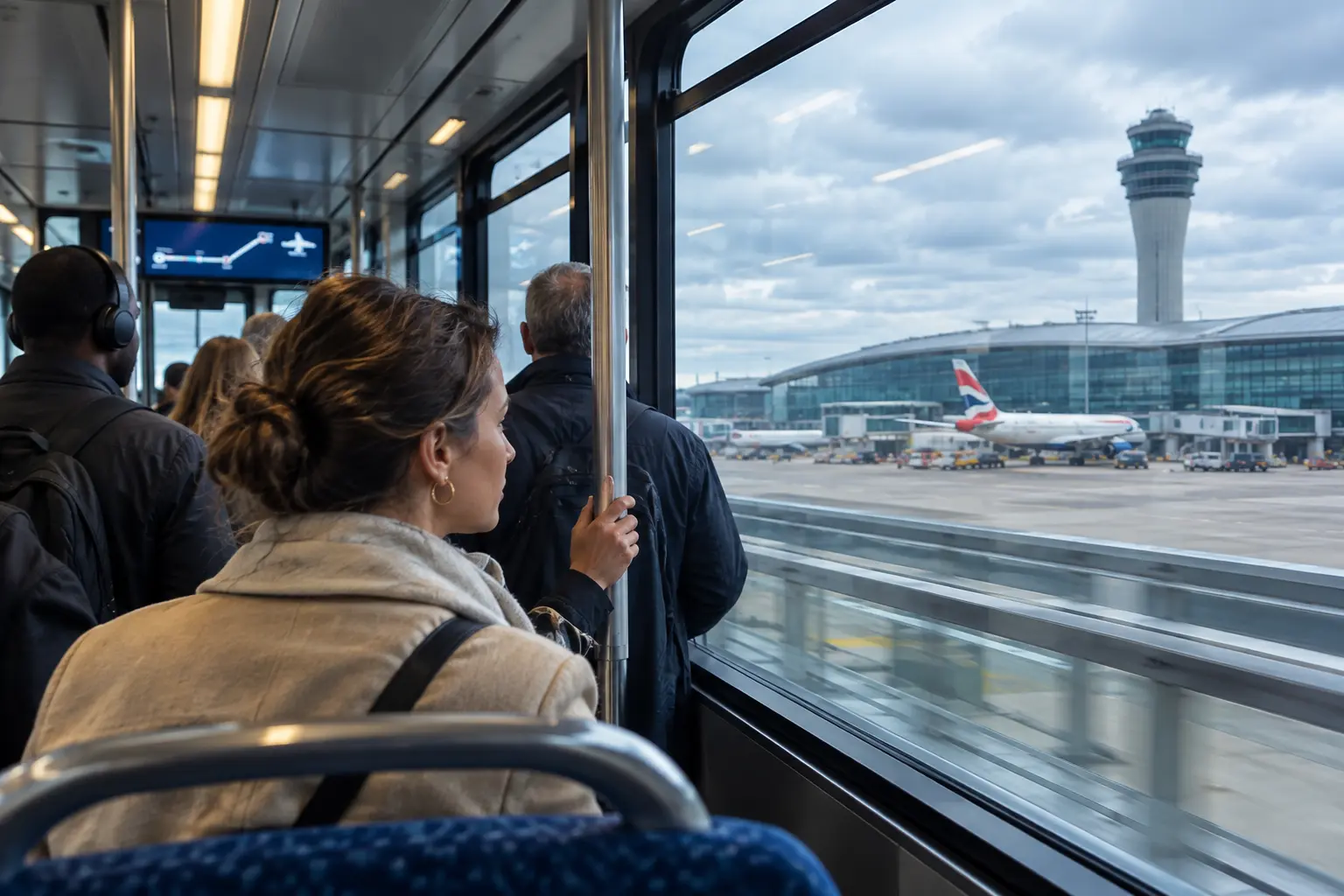 Gatwick airport inter-terminal shuttle train