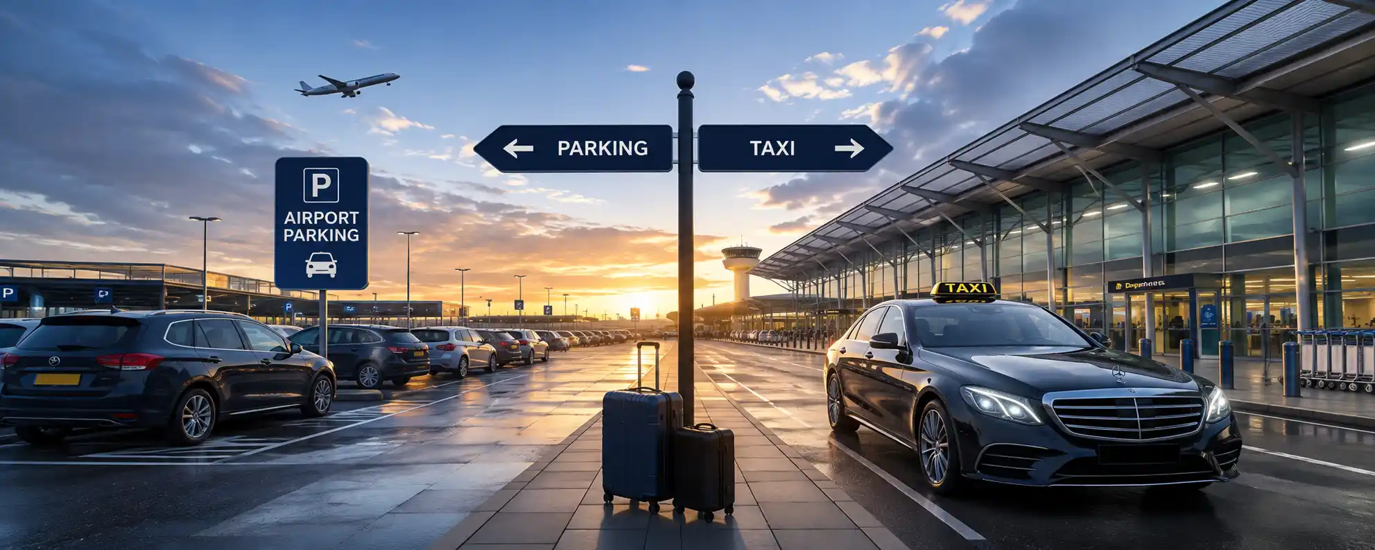gatwick airport parking vs taxi