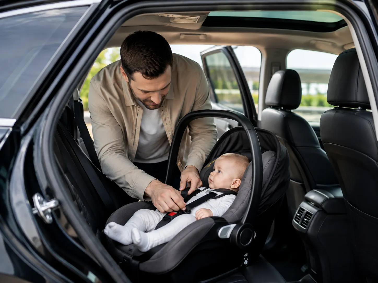 Gatwick airport transfer with baby car seat