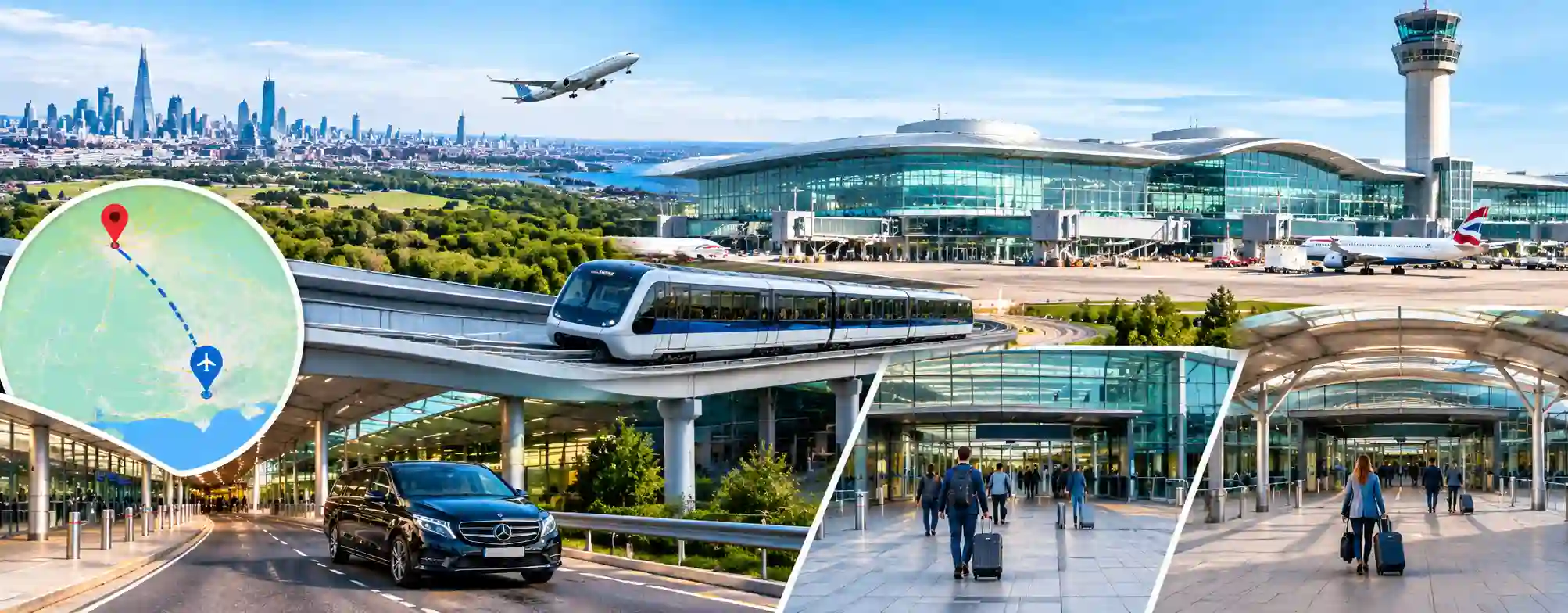 Gatwick Airport location and terminals