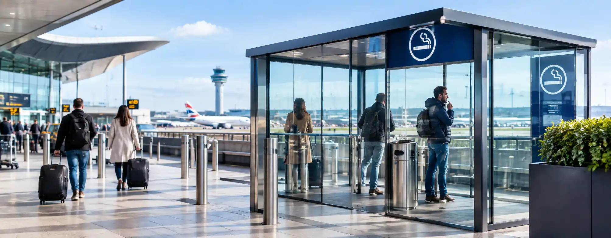 Gatwick Airport no smoking policy