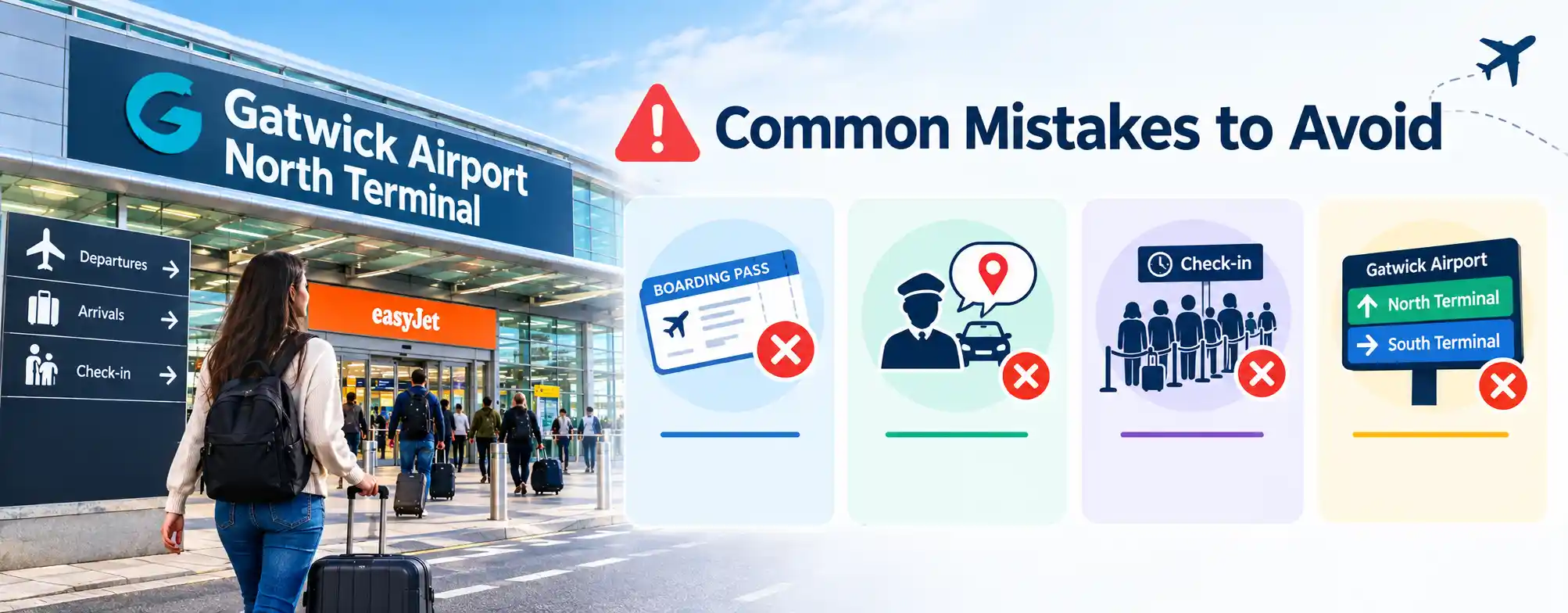 Common mistakes easyJet passengers make at Gatwick