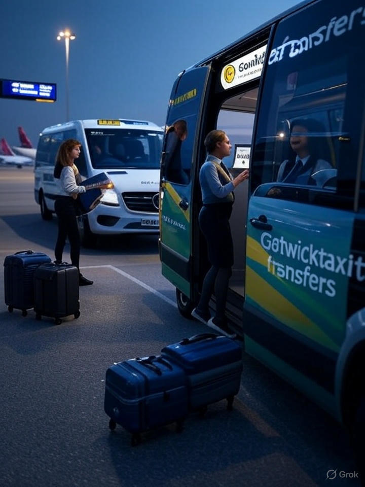 7 Seater Taxi to Gatwick Airport - Seamless Airport Transfers