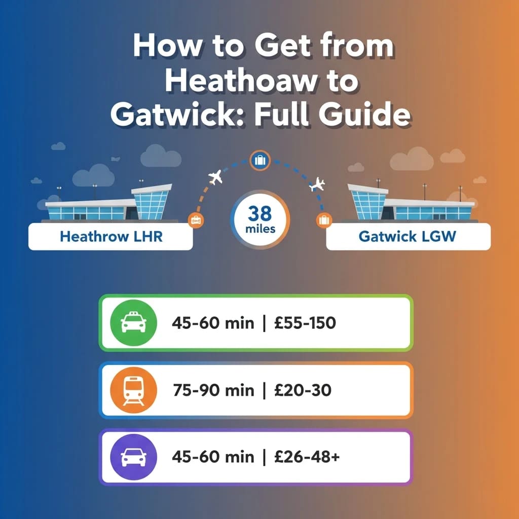 How to Get from Heathrow to Gatwick: Full Guide