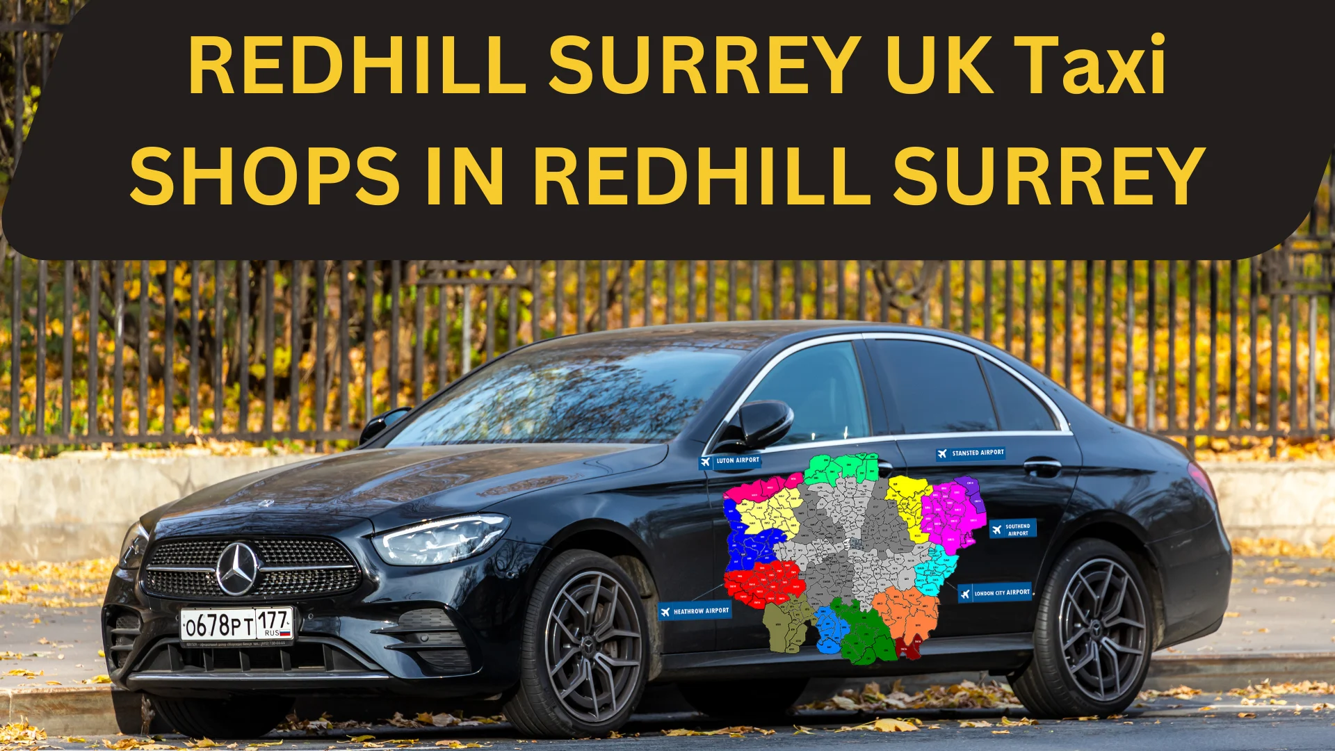 London Taxi from Gatwick Airport to RH1 Redhill | Affordable, Reliable