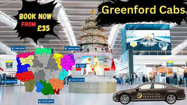 Greenford Taxi Services: Airport Transfers, Minicabs & Greenford Cabs in UB6