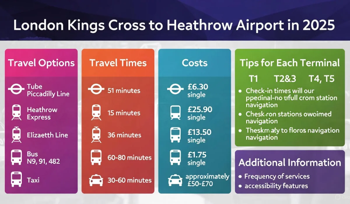 How to Get from London Kings Cross to Heathrow Airport