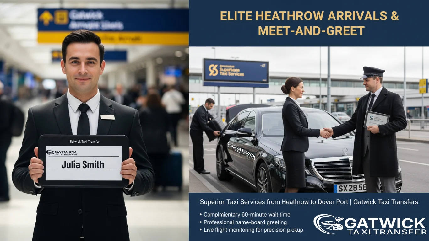Superior Taxi Services from Heathrow to Dover Port | Gatwick Taxi Transfers