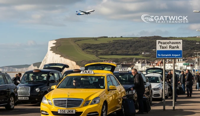 taxi from peacehaven to gatwick airport