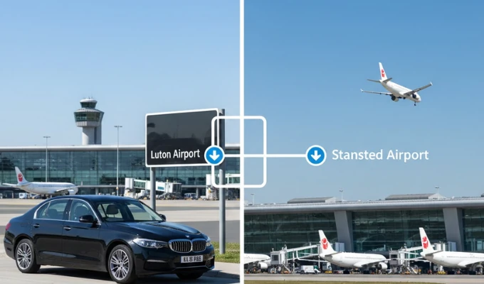 Luton to Stansted Airport Taxi