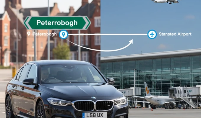 Peterborough to Stansted Airport Taxi