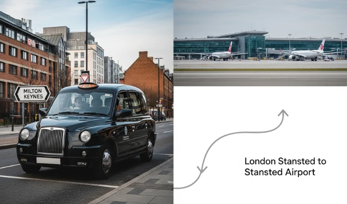Milton Keynes to Stansted Airport Taxi