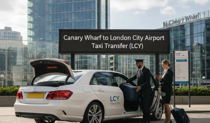Canary Wharf to London City Airport Taxi
