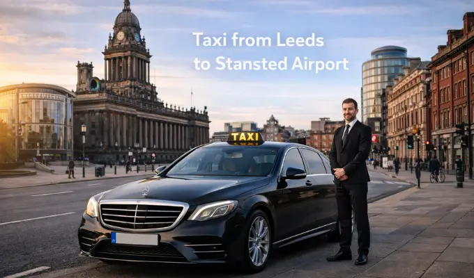 Taxi from Leeds to Stansted Airport Long Distance Transfer