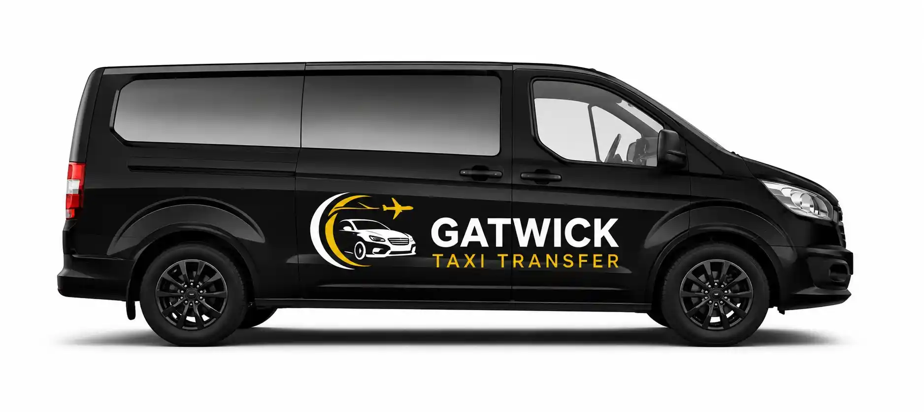 8 seater taxi London airport transfer — Ford Tourneo or similar — 8 passengers, 7 bags — Gatwick Taxi Transfer fixed price from £100, group minicab