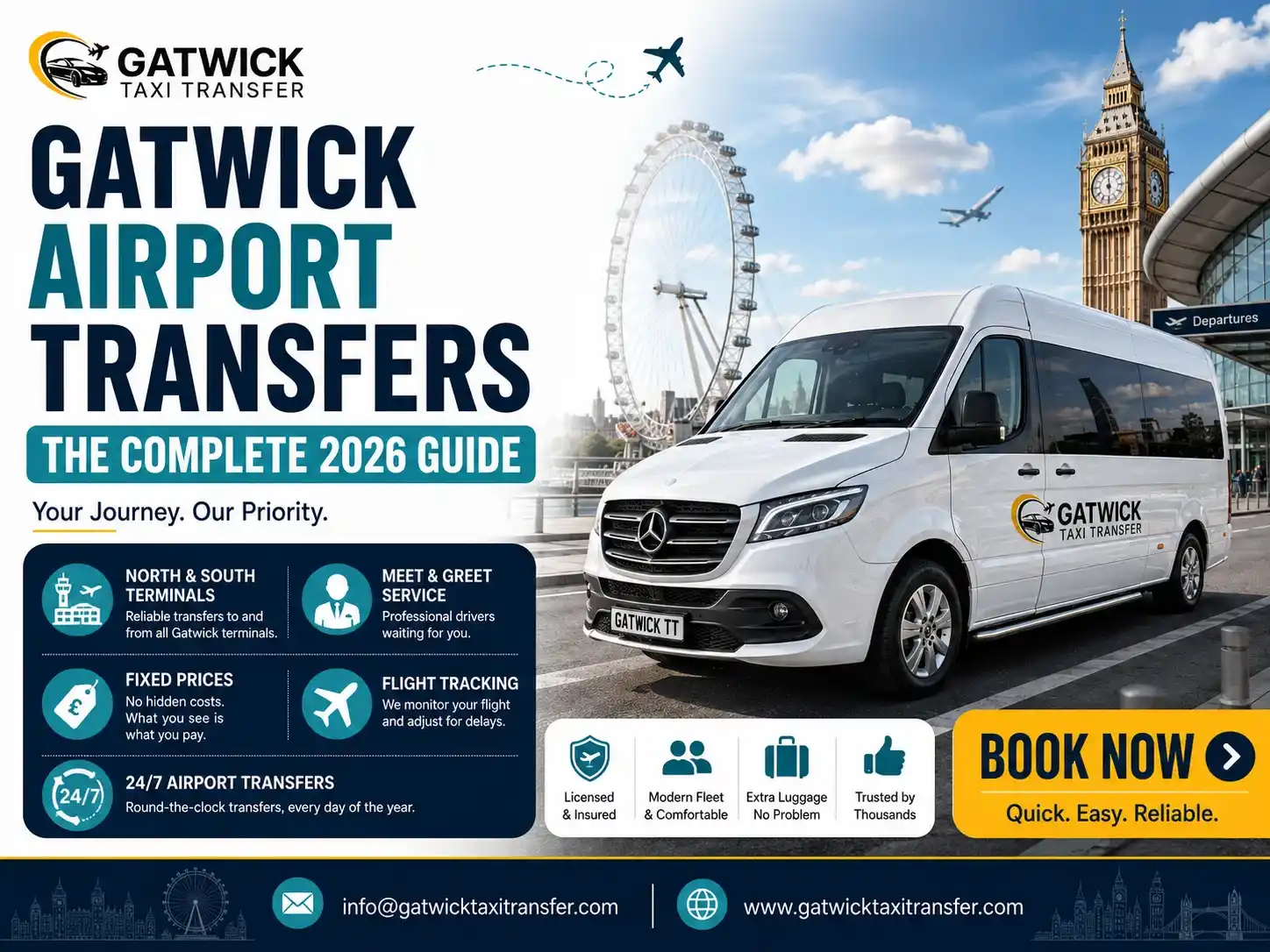 Gatwick Airport Transfers | Complete Guide 2026
