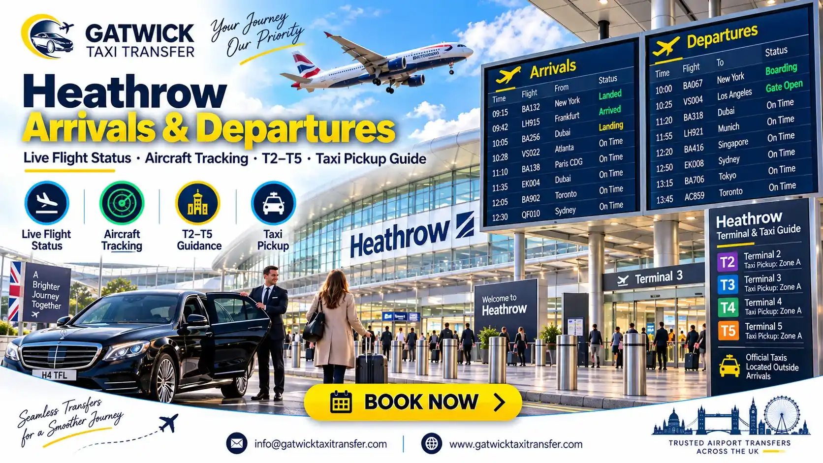 Heathrow Airport arrivals today and departures live flight tracker for London Heathrow LHR