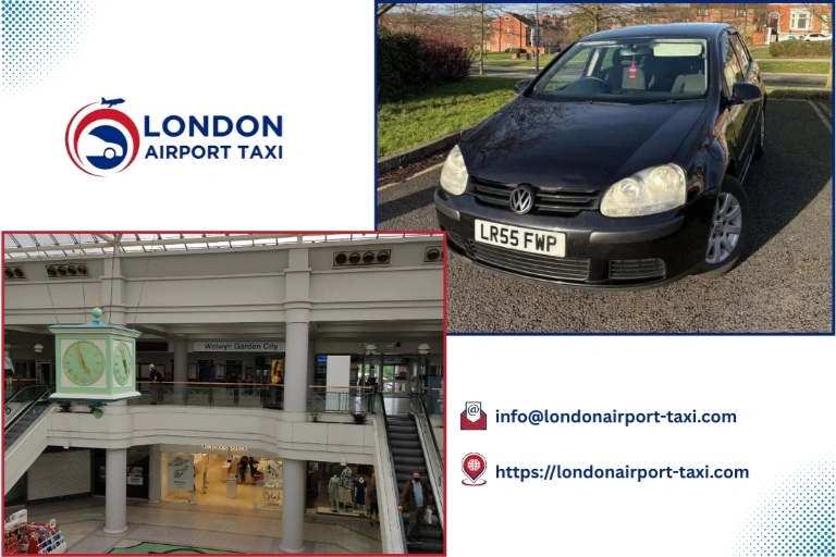 London Airport Taxi - Stansted to Welwyn Garden City transfer
