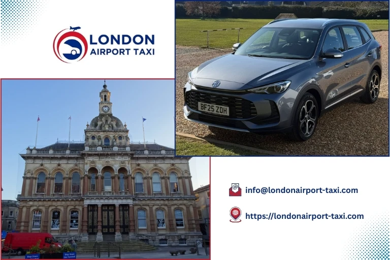 London Airport Taxi - London City to Ipswich Suffolk transfer