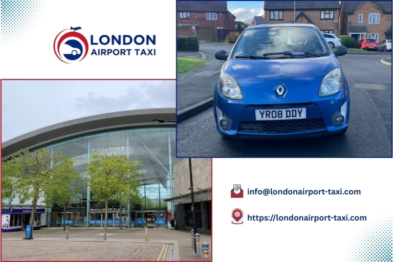 London Airport Taxi - London City to Milton Keynes new town transfer