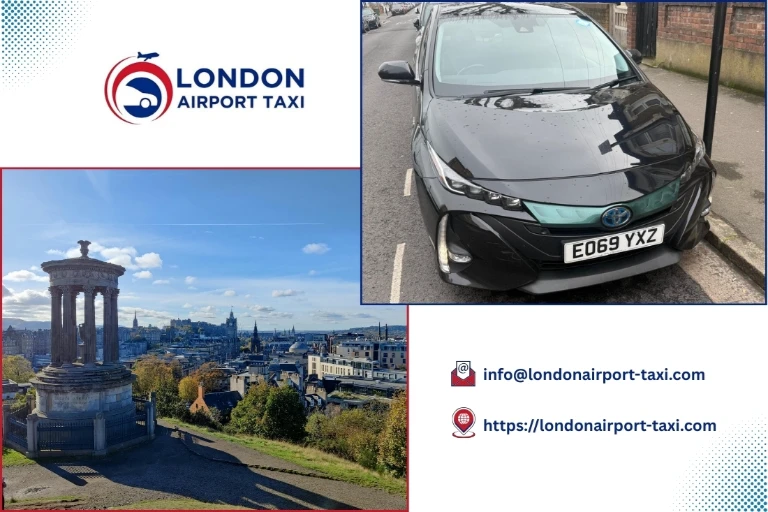 Professional taxi and minicab service from Southend Airport to Edinburgh