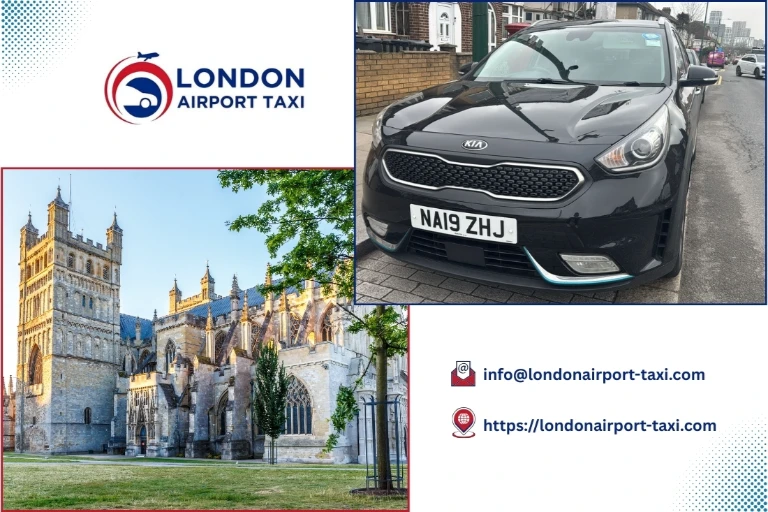 Professional taxi and minicab service from Southend Airport to Exeter