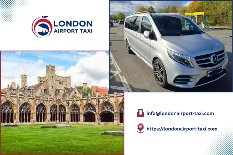 Professional taxi and minicab service from Southend Airport to Canterbury