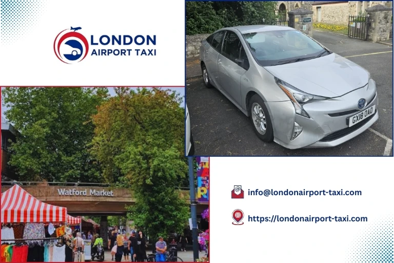 Professional taxi and minicab service from Southend Airport to Watford