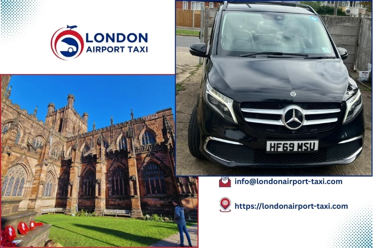 Professional taxi and minicab service from Southend Airport to Chester