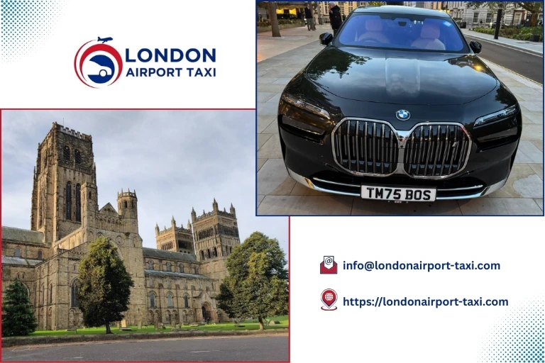 Professional taxi and minicab service from Southend Airport to Durham