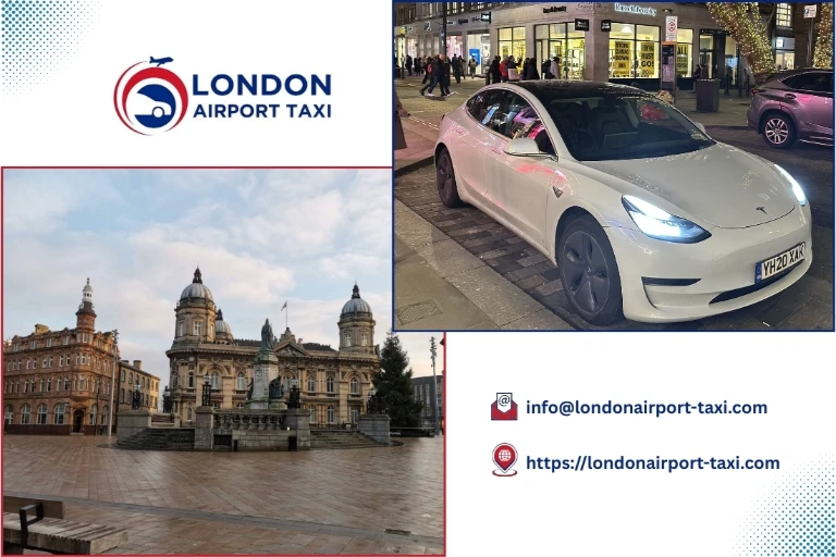 Professional taxi and minicab service from Southend Airport to Hull