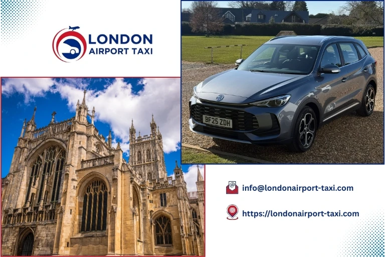 Professional taxi and minicab service from Southend Airport to Gloucester