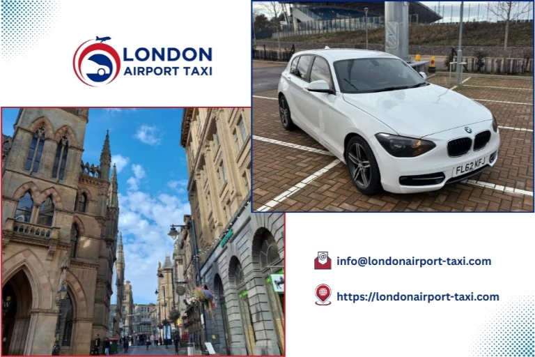 Professional taxi and minicab service from Southend Airport to Bradford