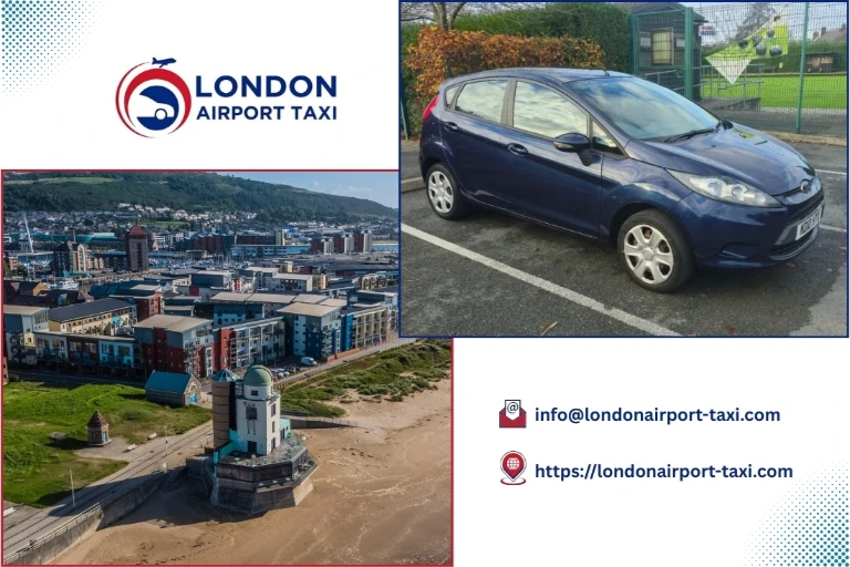 Professional taxi and minicab service from Southend Airport to Swansea