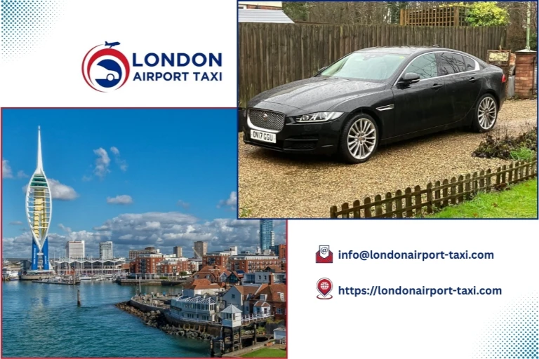 Professional taxi service from Portsmouth to Gatwick Airport