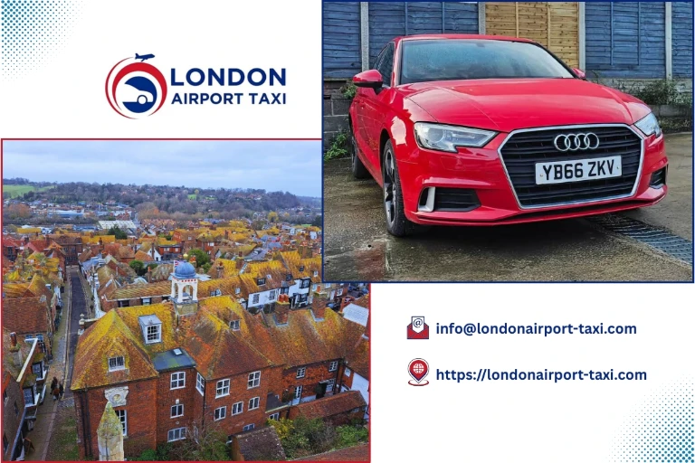 Professional taxi service from Rye to Gatwick Airport
