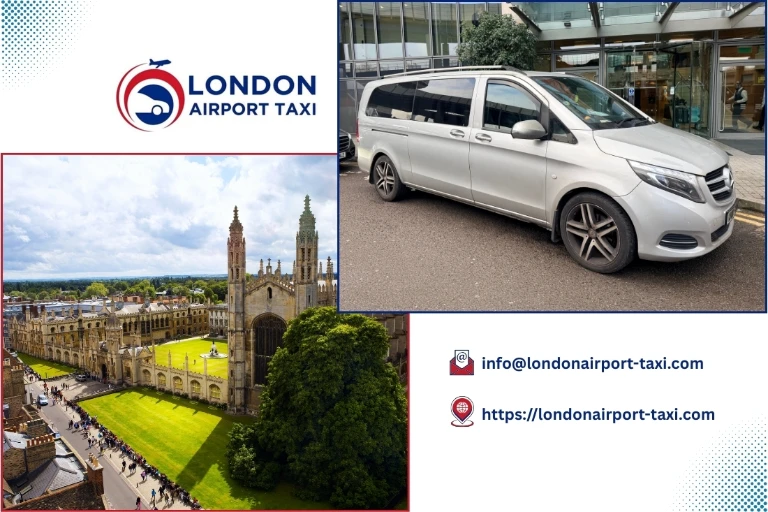 Professional long-distance taxi service from Cambridge to Gatwick Airport