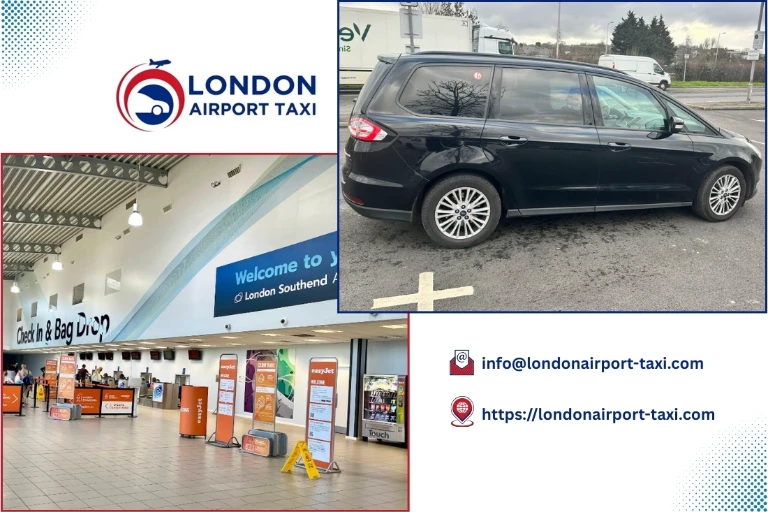 Professional Gatwick Airport taxi service from Southend Airport to Gatwick Airport